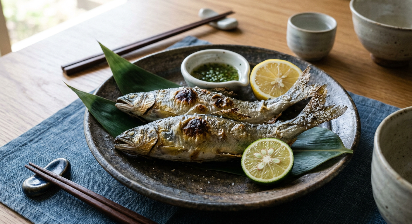 アユの塩焼き