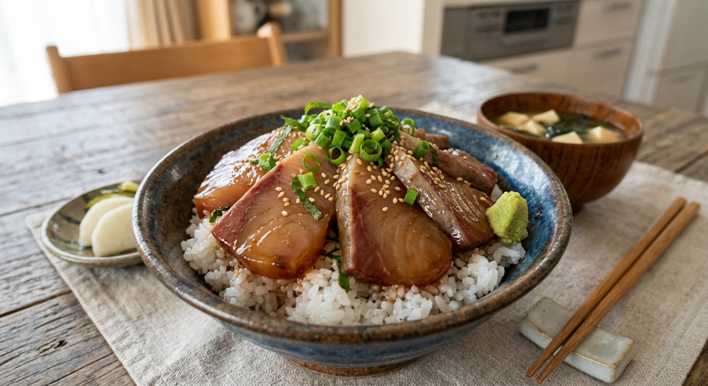 ブリの漬け丼