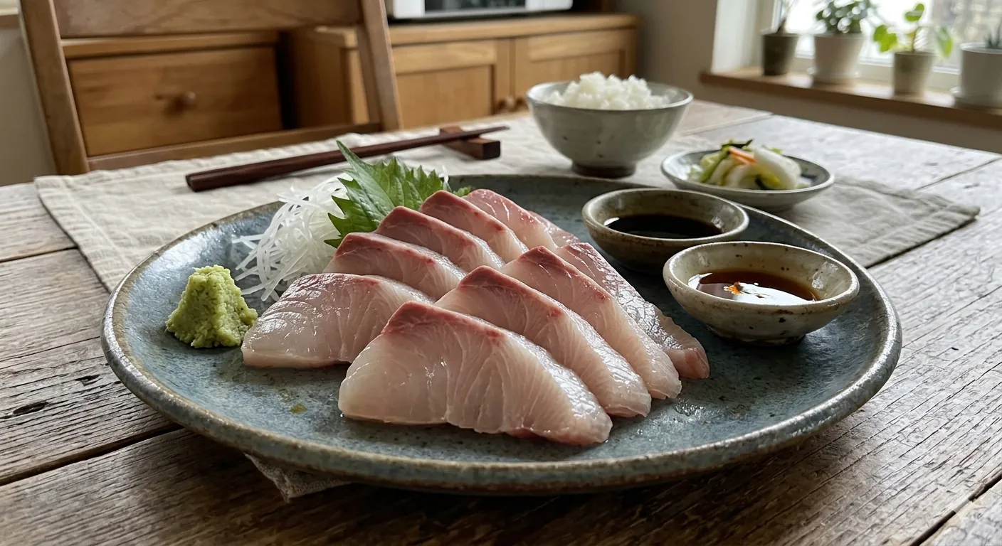 ヒラマサの刺身
