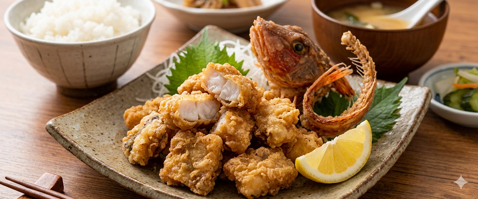 ホウボウの唐揚げ