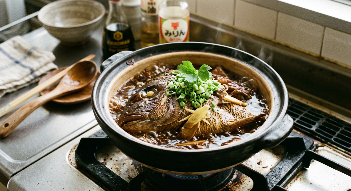 イシダイの兜煮