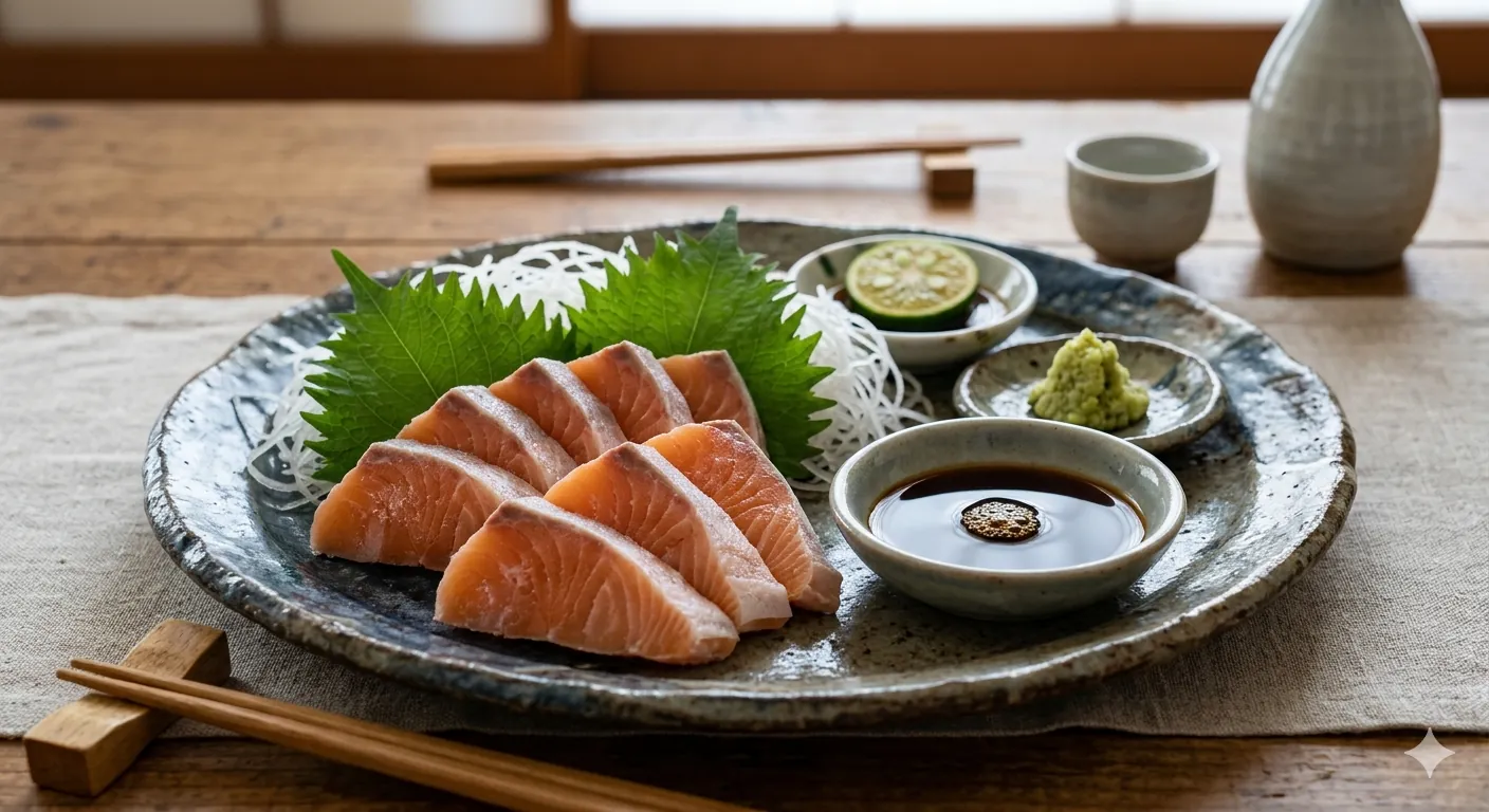 イトウの刺身