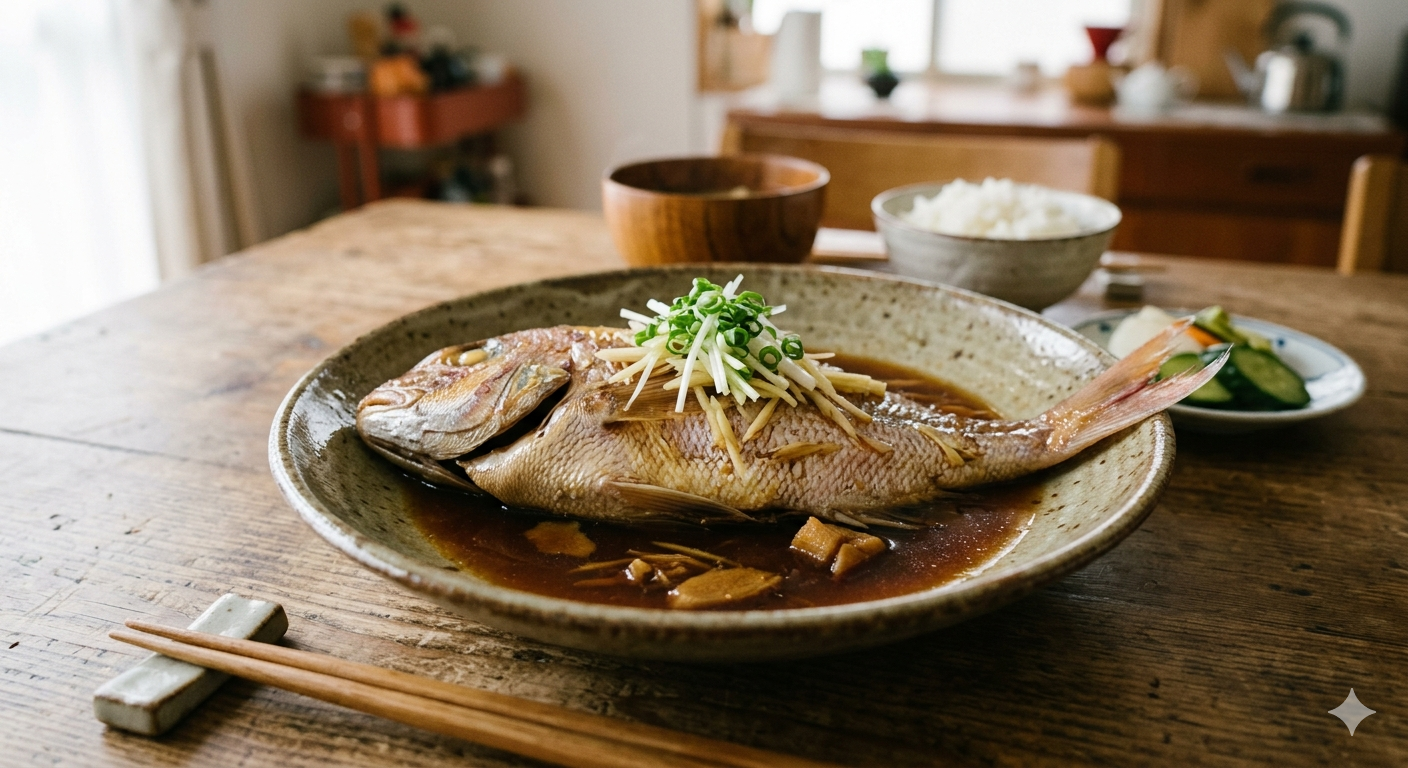 イトヨリダイの煮付け