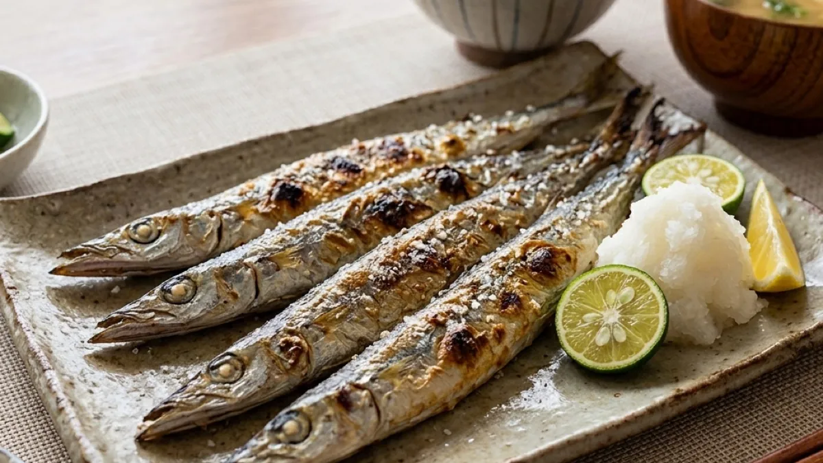 カマスの塩焼き