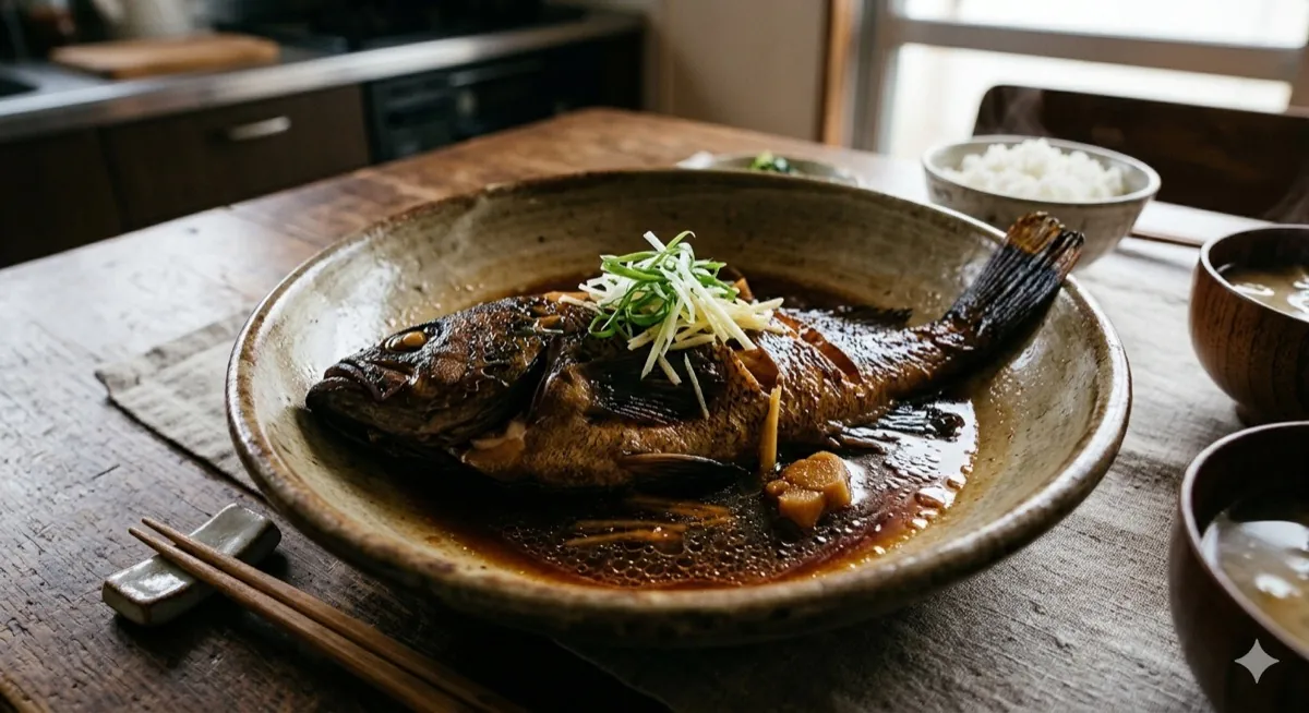 クロソイの煮付け
