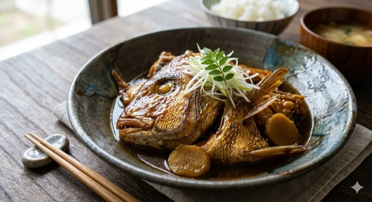 鯛のアラ炊き