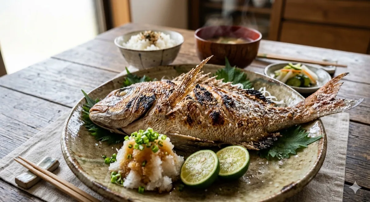 鯛の塩焼き