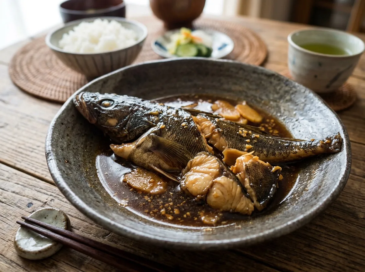マゴチの煮付け