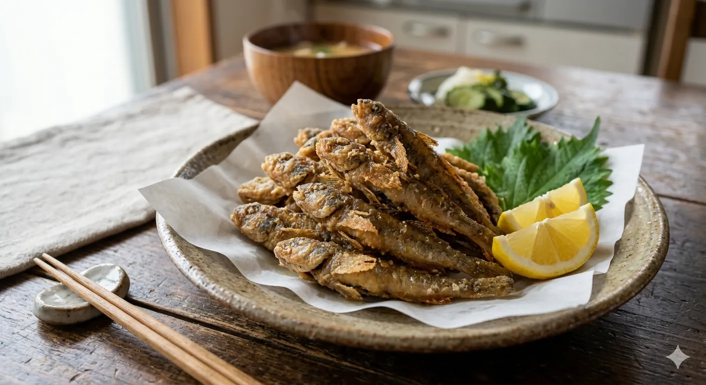 ハゼの唐揚げ