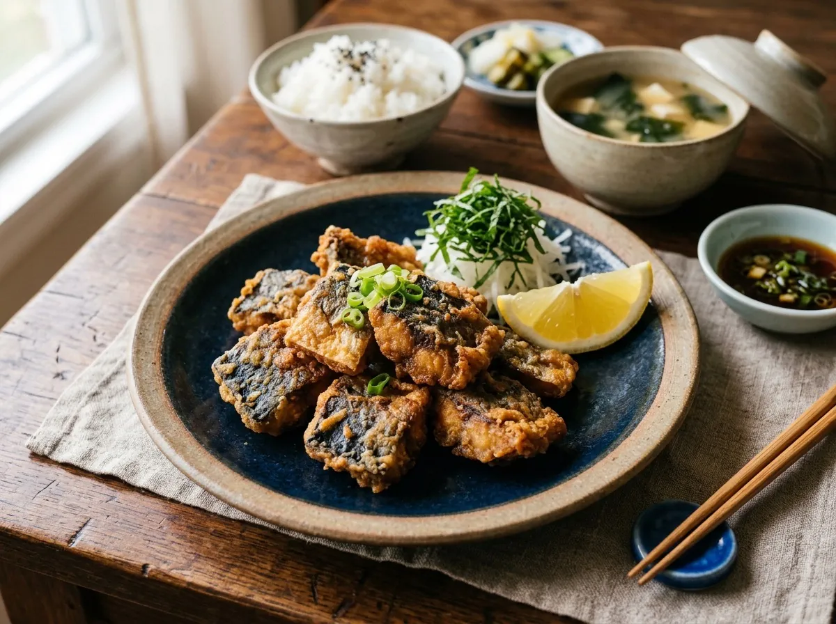 マサバの竜田揚げ