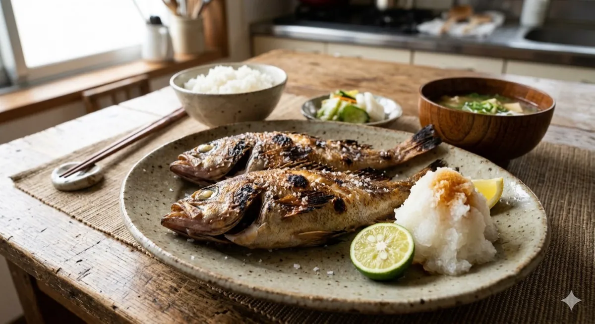 メバルの塩焼き
