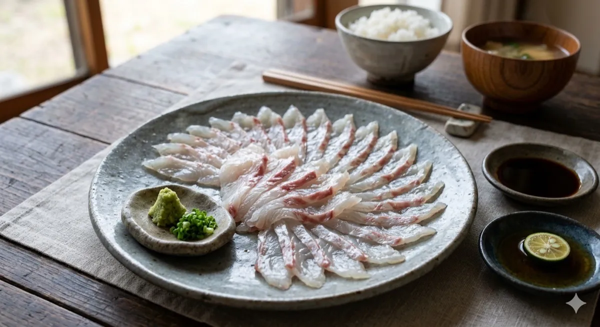 メジナの刺身