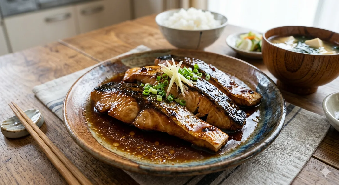 サワラの照り焼き