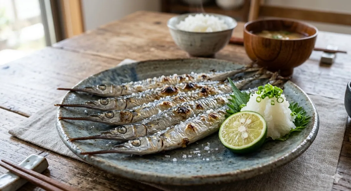 サヨリの塩焼き