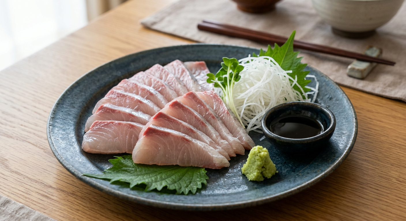 シマアジの刺身