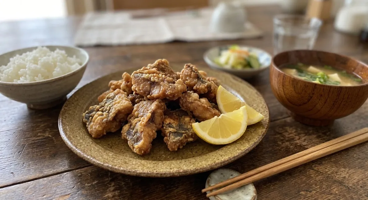 ソウダガツオの竜田揚げ