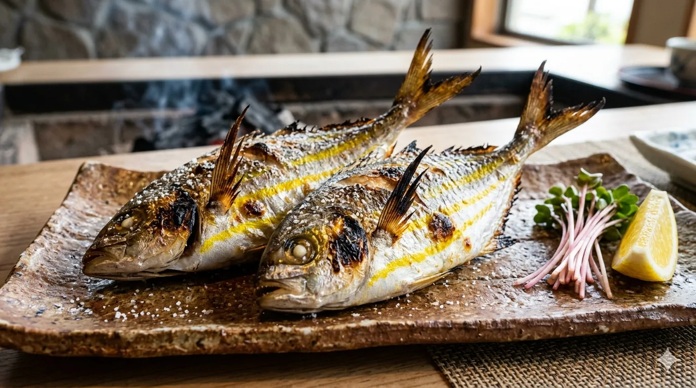 タカベの塩焼き