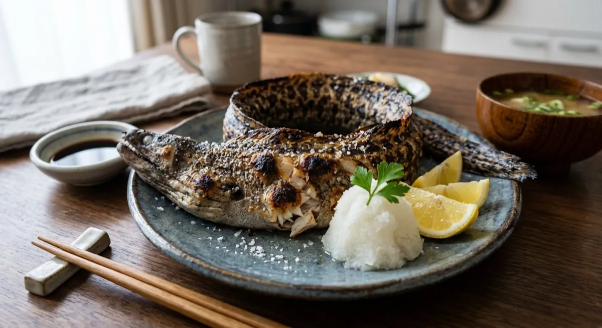 ウツボの塩焼き