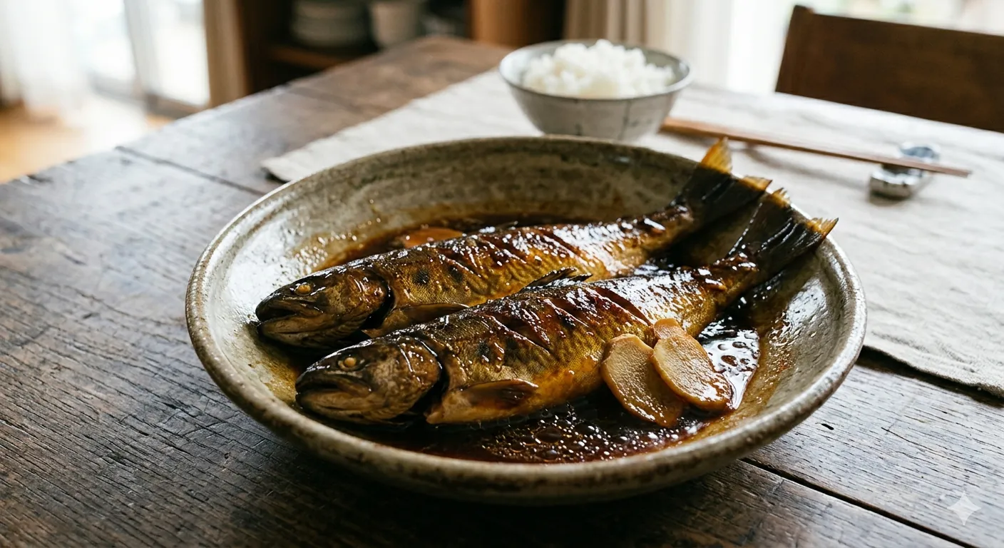 ヤマメの甘露煮